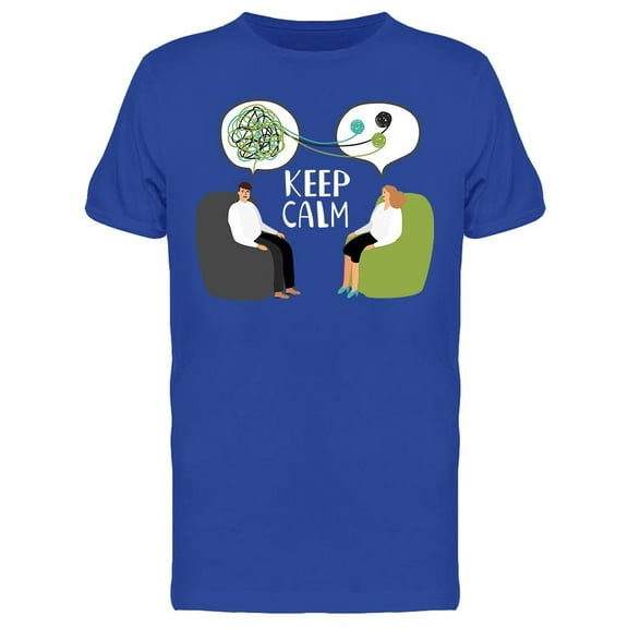 Keep Calm Psychiatrist T-Shirt Men -Image by Shutterstock, Male Medium