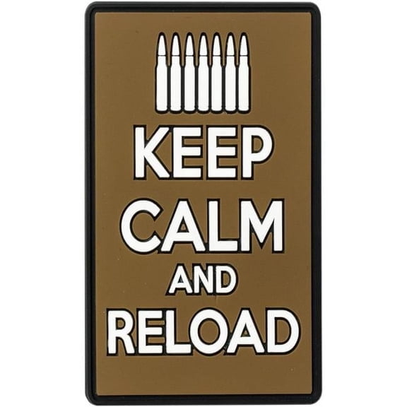 Keep Calm & Reload Rubber Patch
