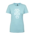 thumbnail image 1 of Keep Calm Rescue Dogs Ladies Slim Fit Short Sleeve T-Shirt-Cancun-XL, 1 of 4