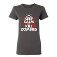 thumbnail image 1 of Keep Calm Sarcastic Novelty Gift Idea Adult Humor Funny Women's Casual Tees, 1 of 3