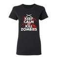 thumbnail image 1 of Keep Calm Sarcastic Novelty Gift Idea Adult Humor Funny Women's Casual Tees, 1 of 3