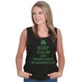 thumbnail image 1 of Keep Calm Shake Shamrocks St Paddys Tank Top T Shirts Men Women Brisco Brands S, 1 of 5