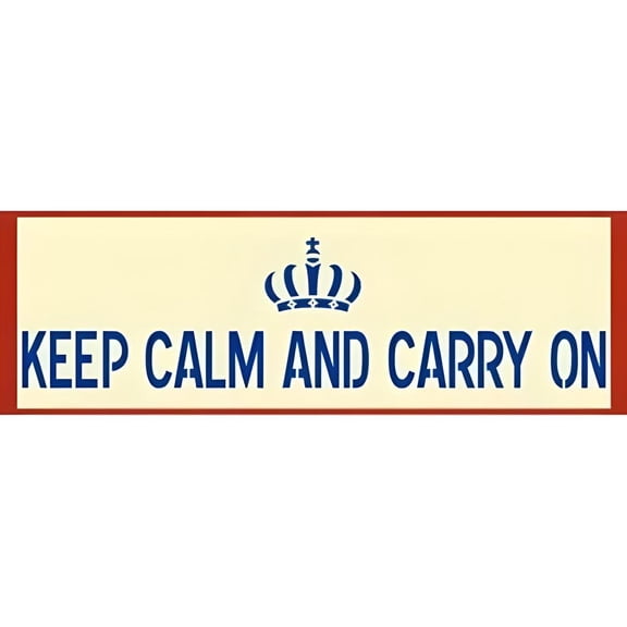 Keep Calm Sign Stencil - Reusable Laser Cut Mylar Template for Painting Home Decor Crafts Signs Home Inspiration Holiday - The Artful Stencil