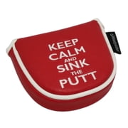 Keep Calm Sink the Putt Embroidered Putter Cover - Mallet by ReadyGOLF