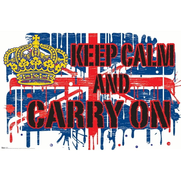 Keep Calm Wall Poster, 22.375" x 34"