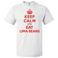 thumbnail image 1 of Keep Calm and Eat Lima Beans T shirt Funny Tee Gift, 1 of 2