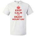 thumbnail image 1 of Keep Calm and Enjoy Mount Gay T shirt Funny Tee Gift, 1 of 2