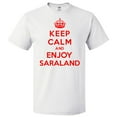 thumbnail image 1 of Keep Calm and Enjoy Saraland T shirt Funny Tee Gift, 1 of 2