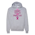 thumbnail image 1 of Keep Calm and Fight On Breast Cancer Awareness Unisex Graphic Hoodie Sweatshirt, Heather Grey, Medium, 1 of 3