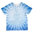 thumbnail image 1 of Keep Calm and Grill On Blue All Over Toddler T Shirt Multi 6T, 1 of 2