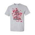 thumbnail image 1 of Keep Calm and Kill Zombies Adult Short Sleeve T-shirt, 1 of 4