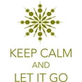 thumbnail image 1 of Keep Calm and Let it Go | StickerDecal Movie Quote | Vinyl Wall Decal | Snowflake Bedroom Sticker 22"x26" [DS17], 1 of 1