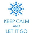 thumbnail image 1 of Keep Calm and Let it Go | StickerDecal Movie Quote | Vinyl Wall Decal | Snowflake Bedroom Sticker 22"x26" [DS17], 1 of 1