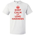 thumbnail image 1 of Keep Calm and Love Havaneses T shirt Funny Tee Gift, 1 of 2
