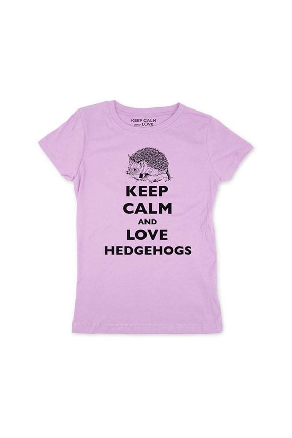 Hedgehogs - wallsparks cute & funny - Youth Young Girls Juniors Slim Fit Shirt