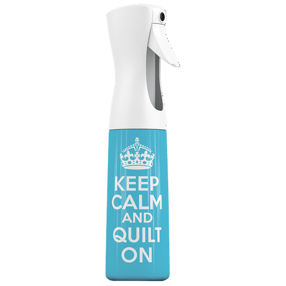 Keep Calm and Quilt On Spray Bottle