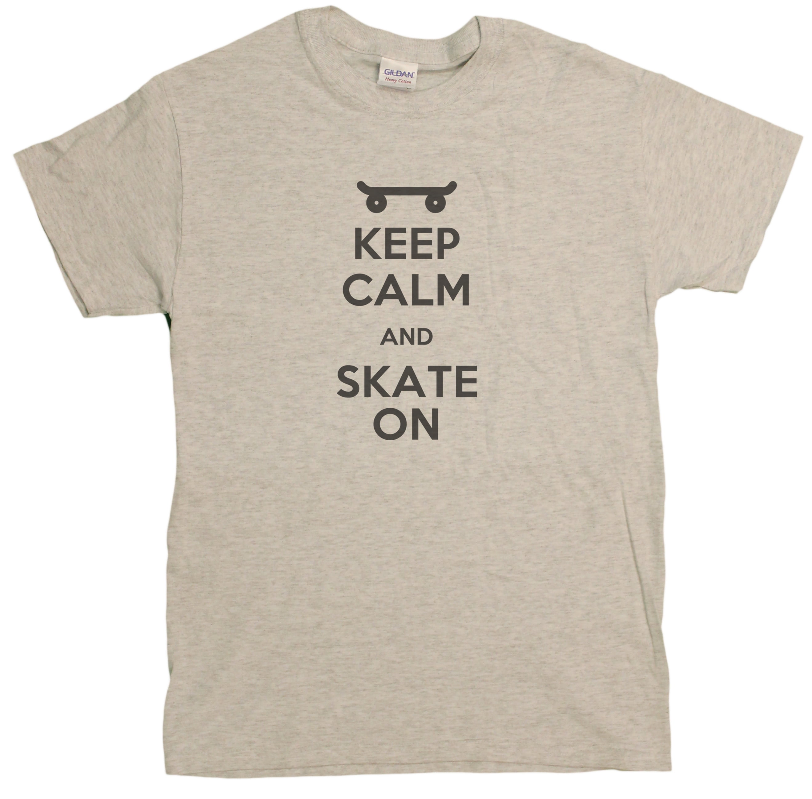 Keep Calm and Skate On, Jay Adams Tribute Men's T-Shirt (Gray
