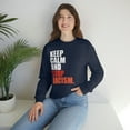 thumbnail image 1 of Keep Calm and Stop Racism Unisex Sweatshirt S-3XL Anti-racism Anti-racist, 1 of 5