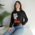 thumbnail image 1 of Keep Calm and Stop Racism Unisex Sweatshirt S-3XL Anti-racism Anti-racist, 1 of 5