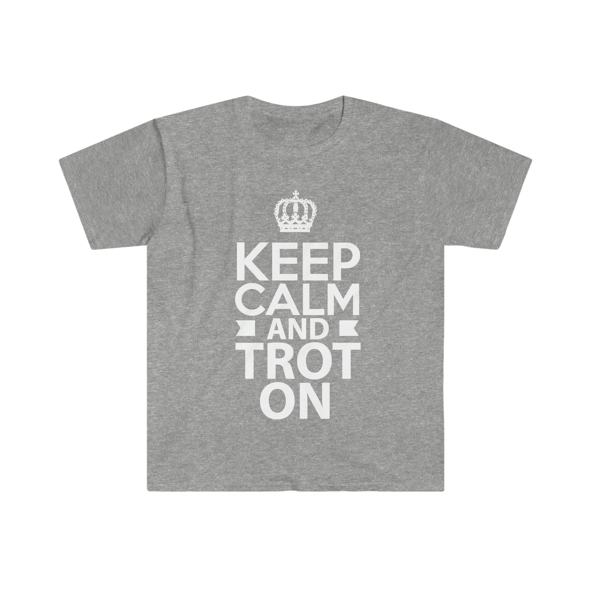 Keep Calm and Trot on Unisex T-shirt S-3XL Horse Lovers Equestrian