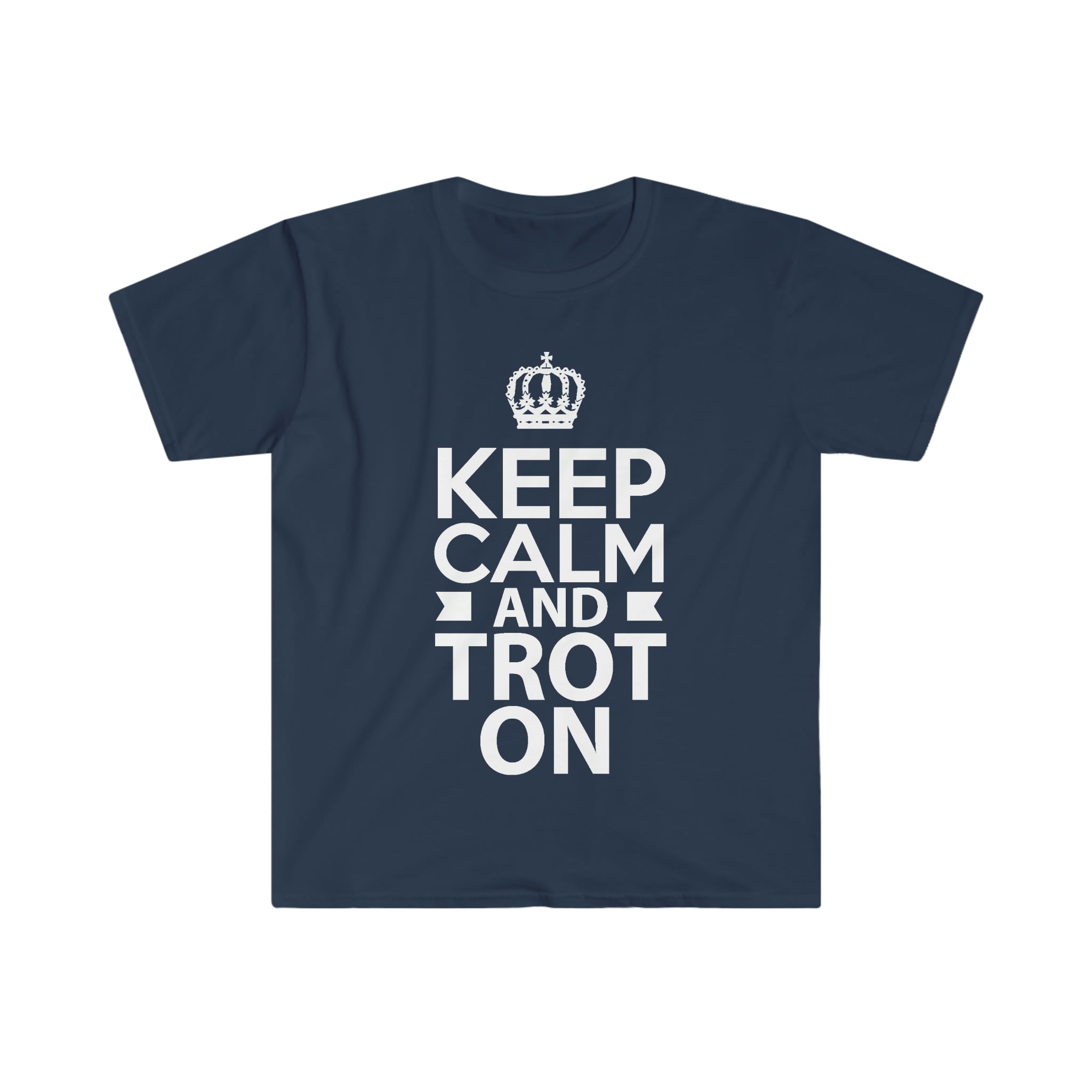 Keep Calm and Trot on Unisex T-shirt S-3XL Horse Lovers Equestrian
