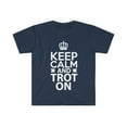 thumbnail image 1 of Keep Calm and Trot on Unisex T-shirt S-3XL Horse Lovers Equestrian, 1 of 2