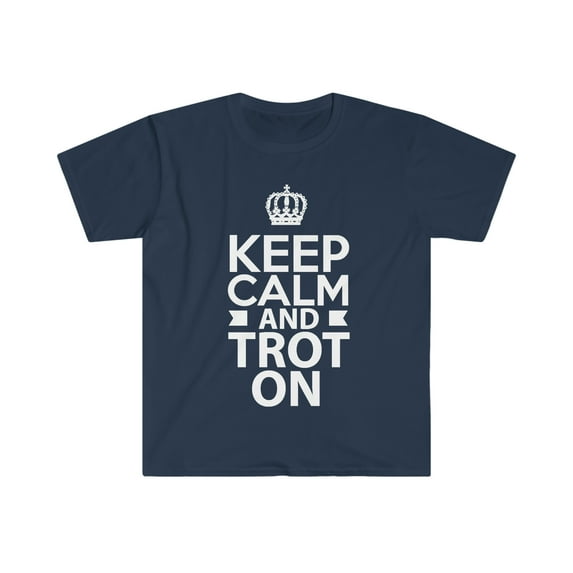 Keep Calm and Trot on Unisex T-shirt S-3XL Horse Lovers Equestrian