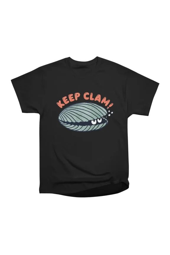 Keep Clam T-Shirt Tee Gift For Him Merch For Her Apparel For Friend