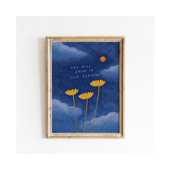 Keep Dancing Through Quote Poster Home Decor Office Wall Art