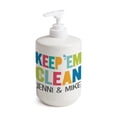 thumbnail image 1 of Keep 'Em Clean Personalized Kids Refillable Bathroom Soap Dispenser, 1 of 1