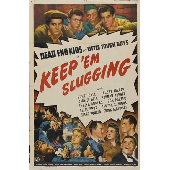 Keep Em Slugging Movie Poster - 27 x 40 in.