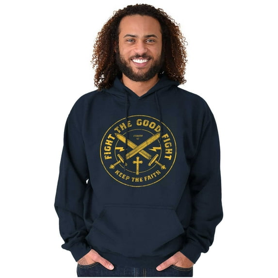 Keep Faith Christian Bible Scripture Unisex Plus Size Hoodie Brisco Brands 5X