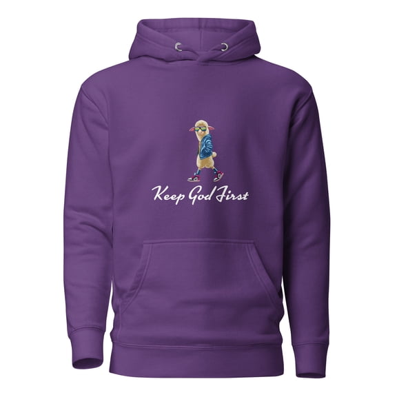 Keep God First Faith Based Apparel Christian Unisex Hoodie