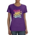 thumbnail image 1 of Keep Going Keep Growing Groovy T-Shirt Women -Smartprints Designs, Female Small, 1 of 4