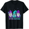thumbnail image 1 of Keep Going No Matter What Gnome Suicide Prevention Awareness T-Shirt, 1 of 4