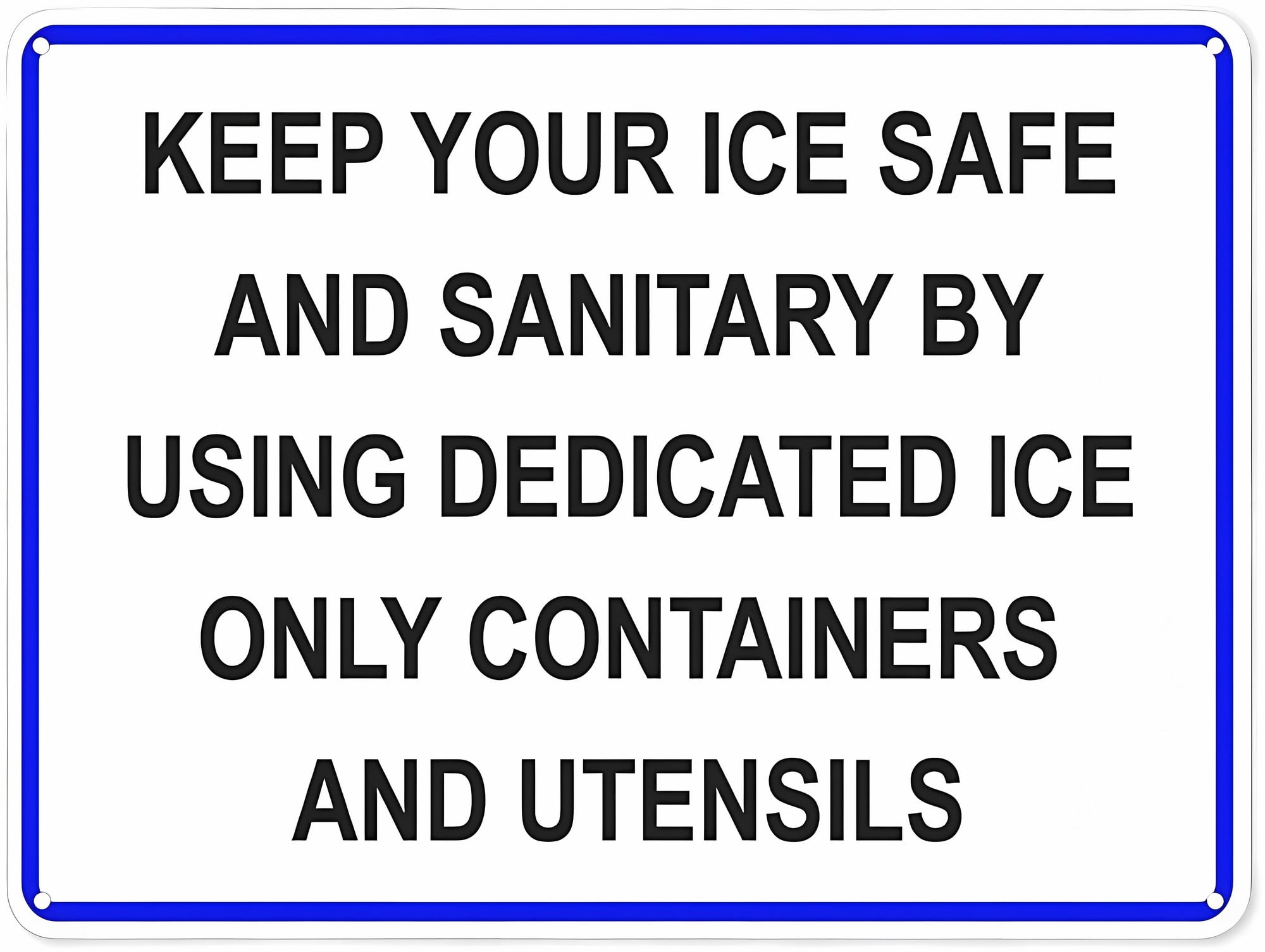 Keep Your Ice Safe and Sanitary with Dedicated Containers and Utensils ...