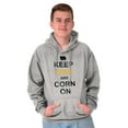 thumbnail image 1 of Keep Iowa and Corn On Funny Corny Hoodie Sweatshirt Women Men Brisco Brands L, 1 of 6