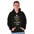 thumbnail image 1 of Keep Iowa and Corn On Funny Corny Hoodie Sweatshirt Women Men Brisco Brands S, 1 of 6