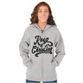 thumbnail image 1 of Keep It Christian Religion Faith Zip Hoodie Sweatshirt Women Brisco Brands S, 1 of 5