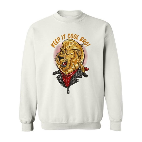 Keep It Cool Bro! Sweatshirt Men -Image by Shutterstock, Male Medium