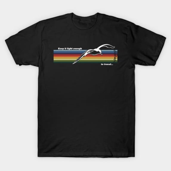 Keep It Light Enough To Travel Minimalist Global Nomad Lightweight Baggage Unisex T-Shirt, up to size 3XL.