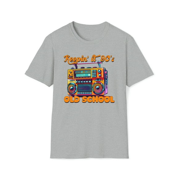 Keep It Old School, Gildan Unisex Softstyle T-Shirt, Graphic Tee, S-3XL