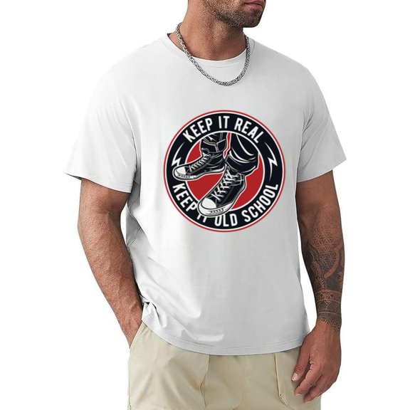 Keep It Real Retro Old School Nineties Energy Vintage Style T-shirt, for men & women, up to size 5XL.
