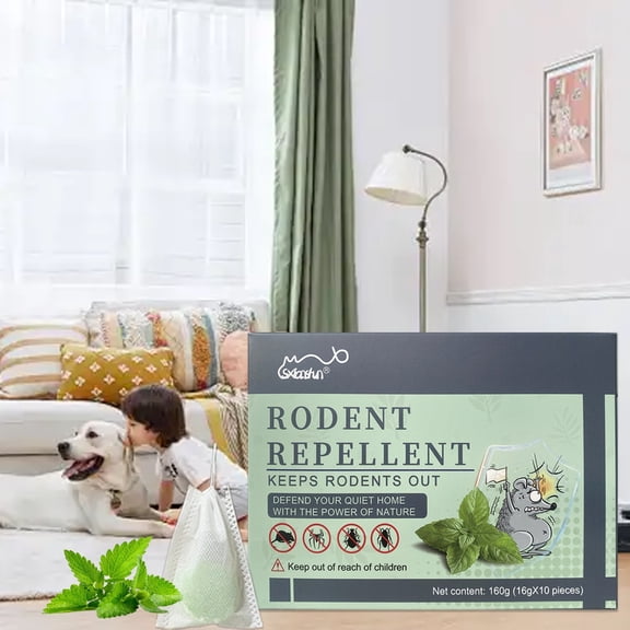 Keep Mice & Rats Out Naturally – Vamose 10-Pack Repellent Pouches, Safe for Kids & Pets, Effective for Months
