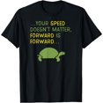 thumbnail image 1 of Keep Moving Forward Turtle - Positive Motivational Message T-Shirt, 1 of 3