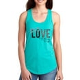 thumbnail image 1 of Keep Moving Love Quote Racerback Tank Women -Image by Shutterstock, Female Small, 1 of 4