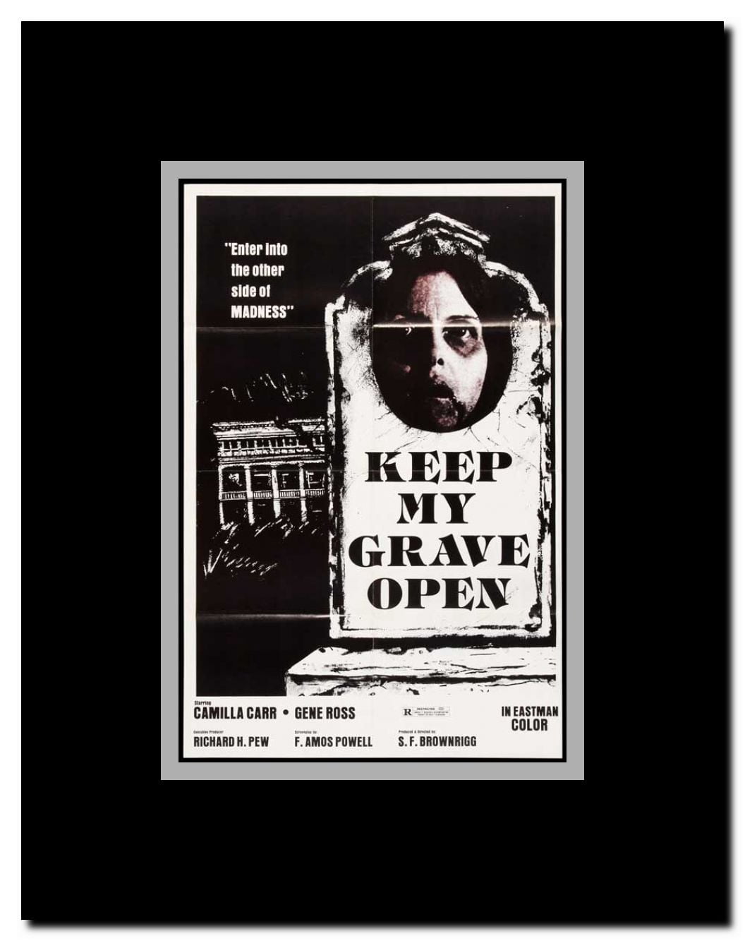 Keep My Grave Open Framed Movie Poster