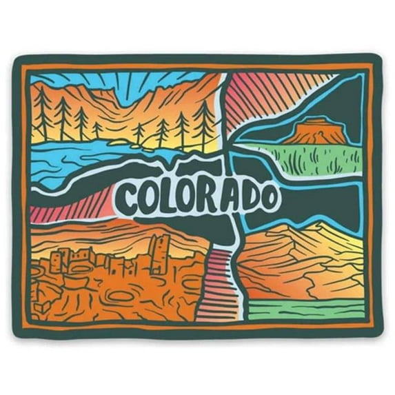 Keep Nature Wild 666729 Colorado Love Sticker