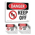 thumbnail image 1 of Keep Off OSHA Danger Aluminum Sign 24 Inch x 18 Inch - 10 Pack, 1 of 8