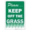 thumbnail image 1 of Keep Off The Grass Sign,, 1 of 1